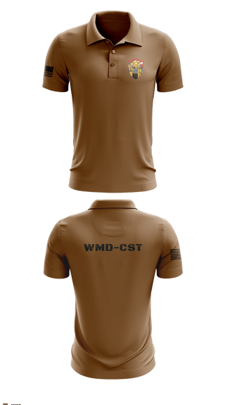 Short Sleeve Performance Polo, 24th WMD-CST, Army, Teamtime, Team time, sublimation, custom sports apparel, team uniforms, spirit wear, spiritwear, sports uniforms, custom shirts, team store, custom team store, fundraiser sports, apparel fundraiser