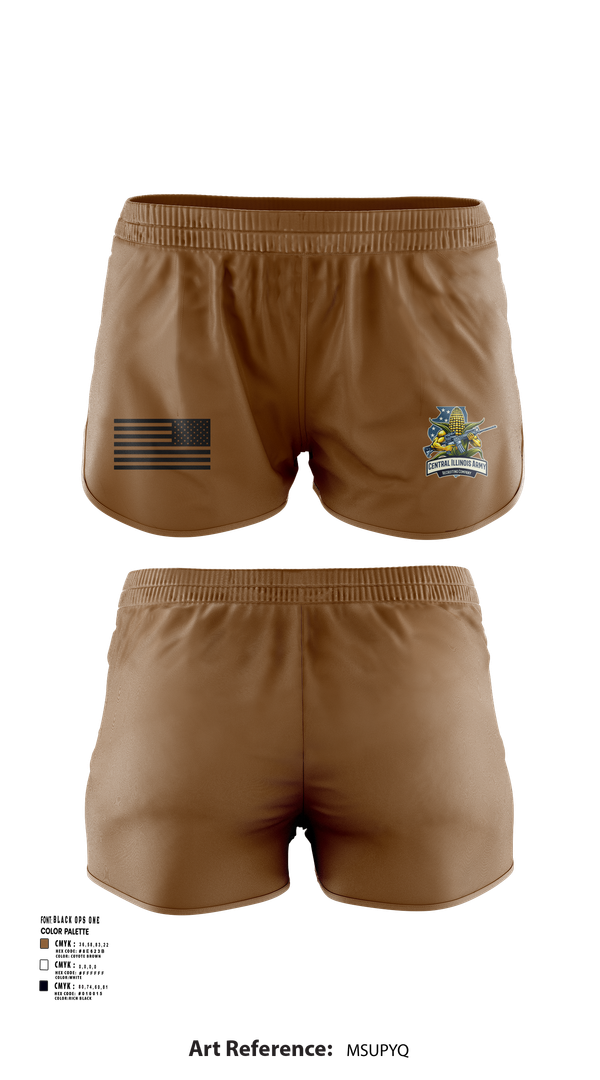 Ranger Panties, Central Illinois Army Recruiting Company, , Teamtime, Team time, sublimation, custom sports apparel, team uniforms, spirit wear, spiritwear, sports uniforms, custom shirts, team store, custom team store, fundraiser sports, apparel fundraiser