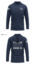 Morristown Fire Department Long Sleeve Hooded Sun Shirt - 3