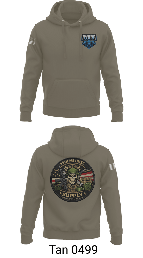 Hoodie, 15TH MI, Army, Teamtime, Team time, sublimation, custom sports apparel, team uniforms, spirit wear, spiritwear, sports uniforms, custom shirts, team store, custom team store, fundraiser sports, apparel fundraiser
