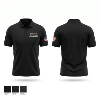 Short Sleeve Performance Polo, Wake County Sheriff's Office Intelligence Unit, Police, Teamtime, Team time, sublimation, custom sports apparel, team uniforms, spirit wear, spiritwear, sports uniforms, custom shirts, team store, custom team store, fundraiser sports, apparel fundraiser