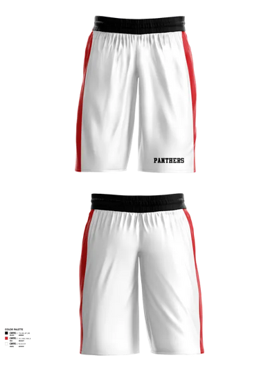 Panthers Mens Reversible Basketball Shorts - 3
