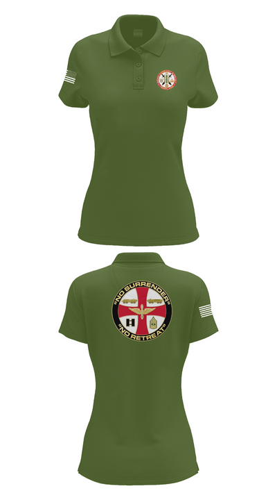 Echo 2-501st GSAB 24496005 Women's Short Sleeve Performance Polo  - 55