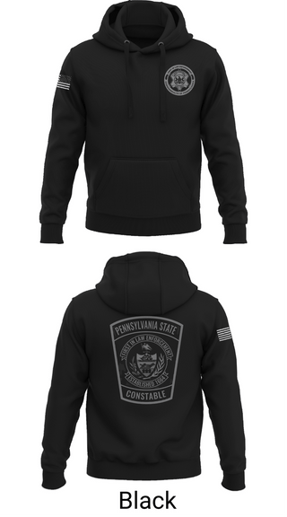 Hoodie, Pennsylvania State Constable, Police, Teamtime, Team time, sublimation, custom sports apparel, team uniforms, spirit wear, spiritwear, sports uniforms, custom shirts, team store, custom team store, fundraiser sports, apparel fundraiser