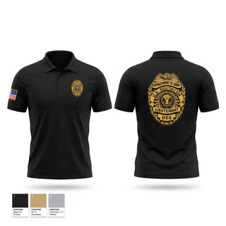 Short Sleeve Performance Polo, DES (Directorate of Emergency Services), Army, Teamtime, Team time, sublimation, custom sports apparel, team uniforms, spirit wear, spiritwear, sports uniforms, custom shirts, team store, custom team store, fundraiser sports, apparel fundraiser