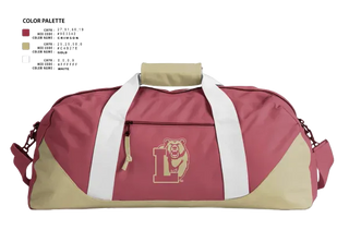 Duffle Bag, Logan High School Baseball, Baseball, Teamtime, Team time, sublimation, custom sports apparel, team uniforms, spirit wear, spiritwear, sports uniforms, custom shirts, team store, custom team store, fundraiser sports, apparel fundraiser