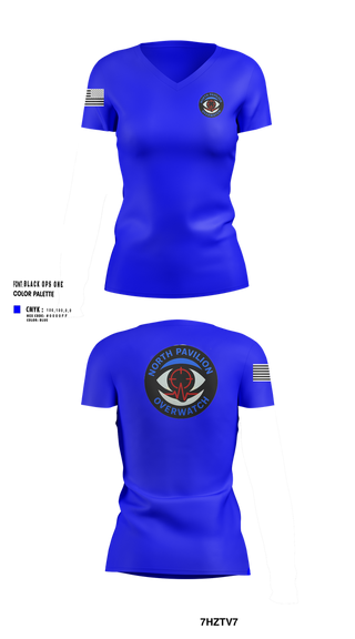 Womens Short Sleeve Vneck Shirt, North Pavilion Overwatch, , Teamtime, Team time, sublimation, custom sports apparel, team uniforms, spirit wear, spiritwear, sports uniforms, custom shirts, team store, custom team store, fundraiser sports, apparel fundraiser