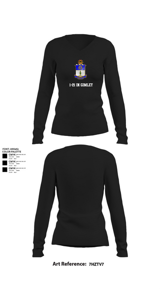 Womens Long Sleeve Vneck Shirt, 1-21 IN Gimlet, , Teamtime, Team time, sublimation, custom sports apparel, team uniforms, spirit wear, spiritwear, sports uniforms, custom shirts, team store, custom team store, fundraiser sports, apparel fundraiser