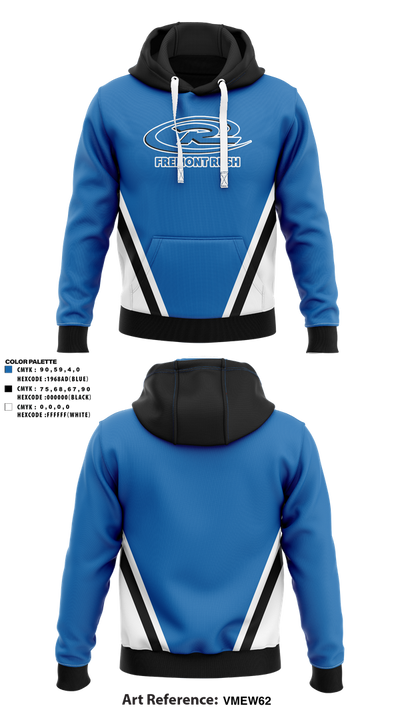 Fremont Rush Soccer Club 4271438 Hoodie - 1