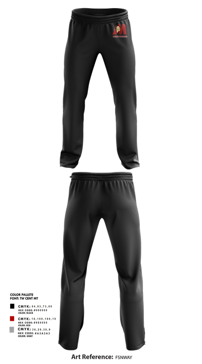 Matoaca High School Volleyball 72372145 Sweatpants - 2