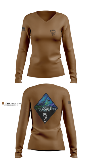 Womens Long Sleeve Vneck Shirt, 1-501 pir, , Teamtime, Team time, sublimation, custom sports apparel, team uniforms, spirit wear, spiritwear, sports uniforms, custom shirts, team store, custom team store, fundraiser sports, apparel fundraiser