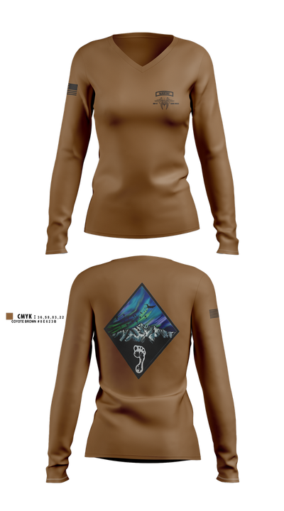 1-501 pir 21452989 Women's Long Sleeve V-neck Shirt - 1