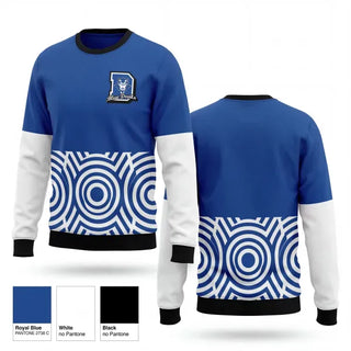 Crew Neck Sweatshirt, Dolgeville Blue Devils, Men's Basketball, Teamtime, Team time, sublimation, custom sports apparel, team uniforms, spirit wear, spiritwear, sports uniforms, custom shirts, team store, custom team store, fundraiser sports, apparel fundraiser