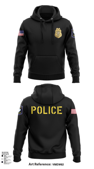 Hoodie, New Ellenton Police Department, Police, Teamtime, Team time, sublimation, custom sports apparel, team uniforms, spirit wear, spiritwear, sports uniforms, custom shirts, team store, custom team store, fundraiser sports, apparel fundraiser