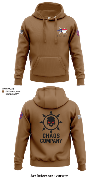 Hoodie, C. Co. 1-120 3rd PLT, Army, Teamtime, Team time, sublimation, custom sports apparel, team uniforms, spirit wear, spiritwear, sports uniforms, custom shirts, team store, custom team store, fundraiser sports, apparel fundraiser