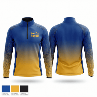Quarter Zip Jacket, Nor Cal Royals, Cheer, Teamtime, Team time, sublimation, custom sports apparel, team uniforms, spirit wear, spiritwear, sports uniforms, custom shirts, team store, custom team store, fundraiser sports, apparel fundraiser