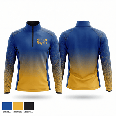 Nor Cal Royals 12715273 Quarter Zip Jacket - 1