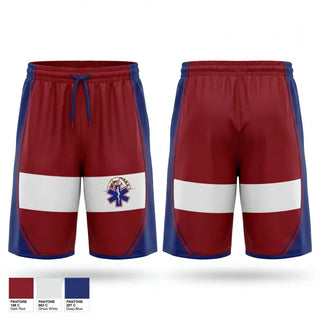 Athletic Shorts With Pockets, Plymouth Volunteer Ambulance Corps, EMS/EMT, Teamtime, Team time, sublimation, custom sports apparel, team uniforms, spirit wear, spiritwear, sports uniforms, custom shirts, team store, custom team store, fundraiser sports, apparel fundraiser