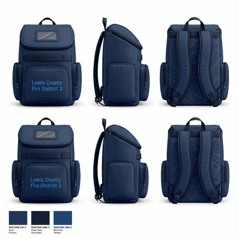 Gear Bag, Lewis County Fire District 3, Fire Department, Teamtime, Team time, sublimation, custom sports apparel, team uniforms, spirit wear, spiritwear, sports uniforms, custom shirts, team store, custom team store, fundraiser sports, apparel fundraiser