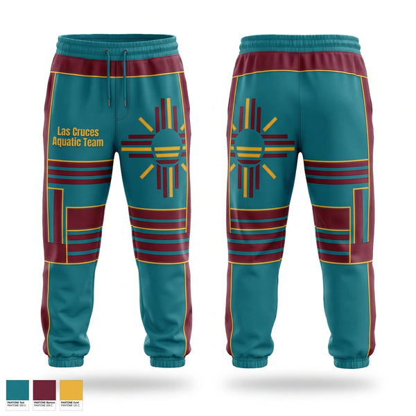 Sweatpants, Las Cruces Aquatic Team, Swimming, Teamtime, Team time, sublimation, custom sports apparel, team uniforms, spirit wear, spiritwear, sports uniforms, custom shirts, team store, custom team store, fundraiser sports, apparel fundraiser