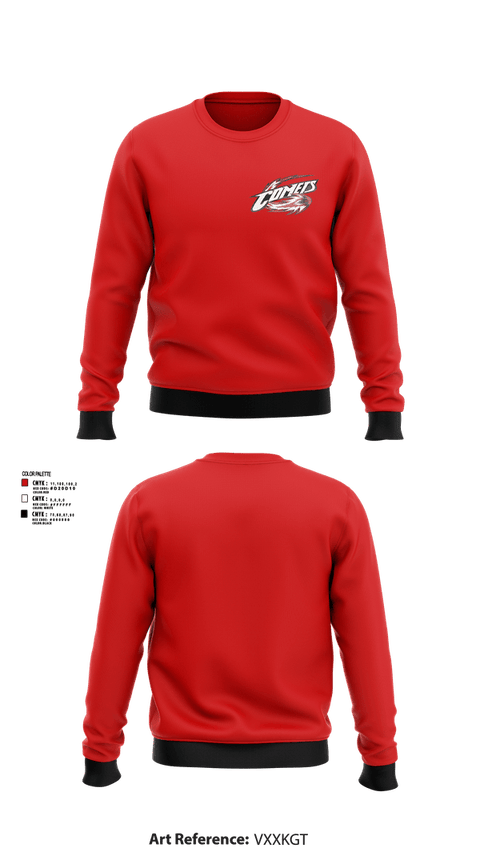 Crew Neck Sweatshirt, Chevak Comets, Wrestling, Teamtime, Team time, sublimation, custom sports apparel, team uniforms, spirit wear, spiritwear, sports uniforms, custom shirts, team store, custom team store, fundraiser sports, apparel fundraiser