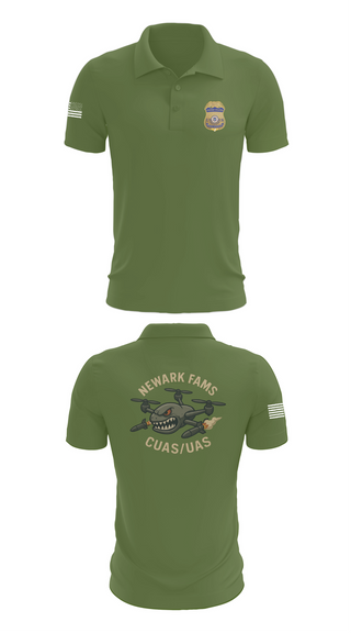 Short Sleeve Performance Polo, Newark FAMS, , Teamtime, Team time, sublimation, custom sports apparel, team uniforms, spirit wear, spiritwear, sports uniforms, custom shirts, team store, custom team store, fundraiser sports, apparel fundraiser