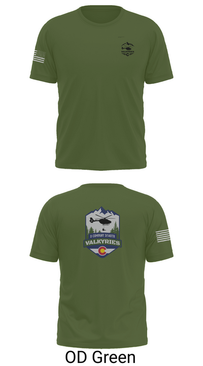 D Co 3-140th AVN 89038545 Short Sleeve Performance Shirt - 53