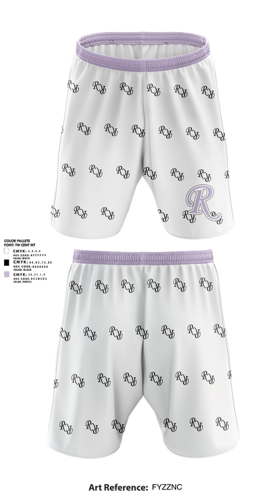 Reynoldsburg Raiders 31464727 Athletic Shorts With Pockets - 3