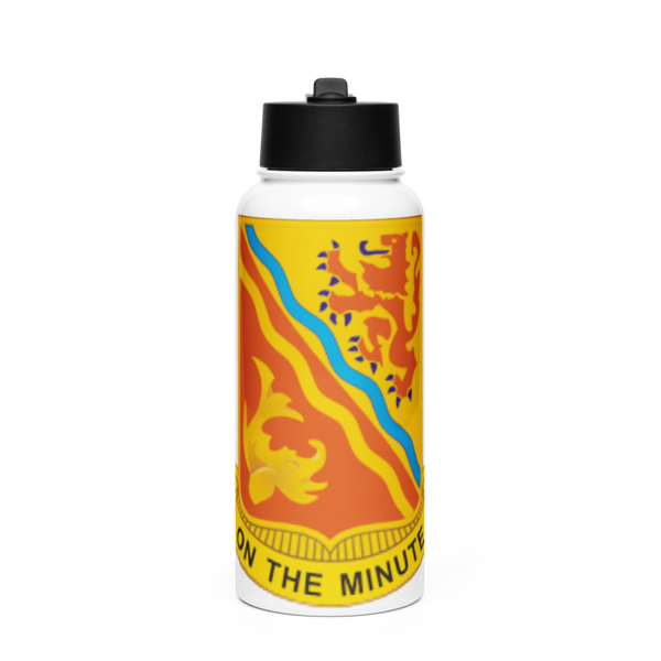 Bravo Battery 6th BN 37th FAR 84509561 Stainless Steel Water Bottle with a Straw Lid