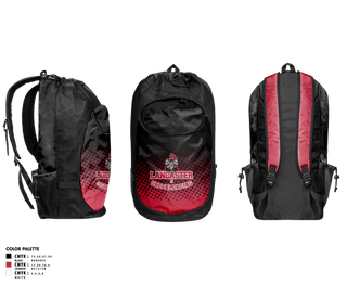 Gear Bag, Lancaster Cheerleading, Cheer, Teamtime, Team time, sublimation, custom sports apparel, team uniforms, spirit wear, spiritwear, sports uniforms, custom shirts, team store, custom team store, fundraiser sports, apparel fundraiser