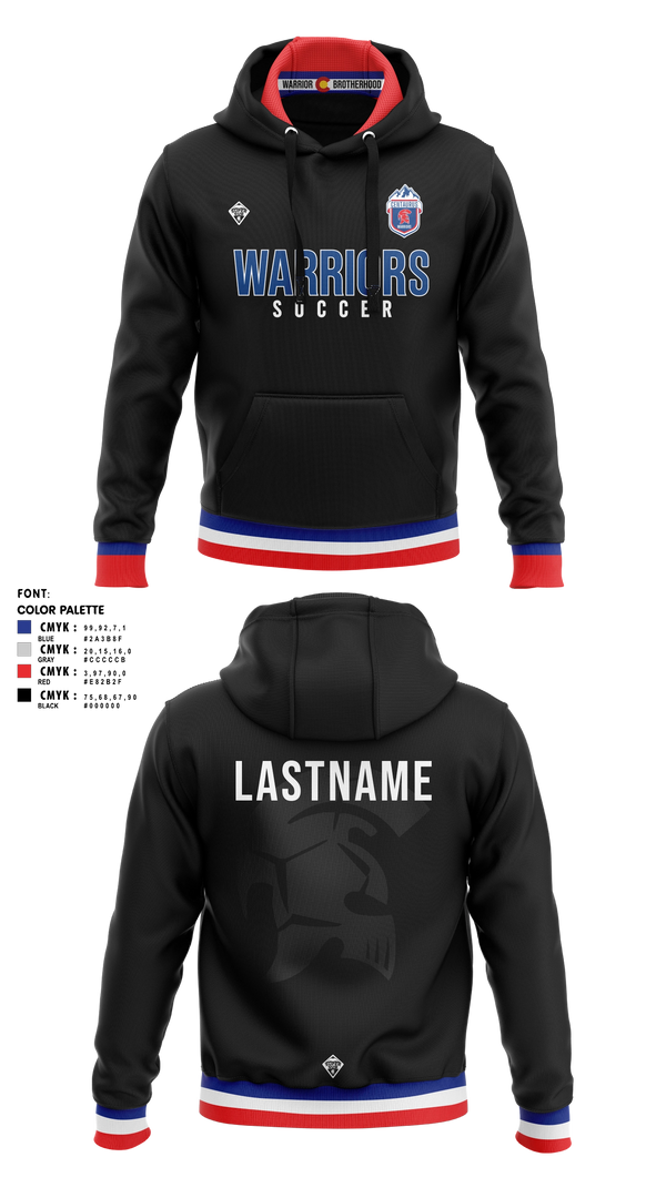Hoodie, Coal Ridge HS Boys Soccer, Men's Soccer, Teamtime, Team time, sublimation, custom sports apparel, team uniforms, spirit wear, spiritwear, sports uniforms, custom shirts, team store, custom team store, fundraiser sports, apparel fundraiser