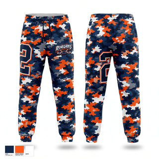 Sweatpants, Renegades, Ice Hockey, Teamtime, Team time, sublimation, custom sports apparel, team uniforms, spirit wear, spiritwear, sports uniforms, custom shirts, team store, custom team store, fundraiser sports, apparel fundraiser