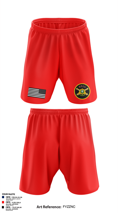 Fire’s Squadron 2nd SCR 49702477 Athletic Shorts With Pockets - 2