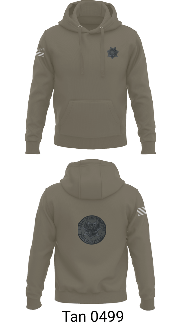 Hoodie, Pinal County Adult Probation Fugitive Apprehension Unit, Police, Teamtime, Team time, sublimation, custom sports apparel, team uniforms, spirit wear, spiritwear, sports uniforms, custom shirts, team store, custom team store, fundraiser sports, apparel fundraiser