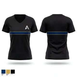 Womens Short Sleeve Vneck Shirt, Ascent Sports, Police, Teamtime, Team time, sublimation, custom sports apparel, team uniforms, spirit wear, spiritwear, sports uniforms, custom shirts, team store, custom team store, fundraiser sports, apparel fundraiser
