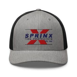 SPRINX FIRE PROTECTION 22334846 Retro Trucker Hat | Yupoong 6606