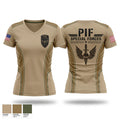 PIF 16125744 Women's Short Sleeve V-neck Shirt - 1