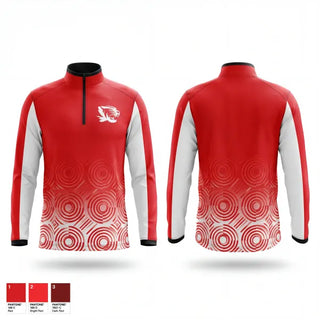 Quarter Zip Jacket, Princeton Tigers, Baseball, Teamtime, Team time, sublimation, custom sports apparel, team uniforms, spirit wear, spiritwear, sports uniforms, custom shirts, team store, custom team store, fundraiser sports, apparel fundraiser