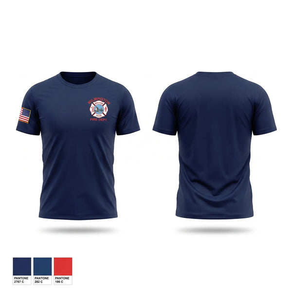Short Sleeve Performance Shirt, Wilmington fire department, Fire Department, Teamtime, Team time, sublimation, custom sports apparel, team uniforms, spirit wear, spiritwear, sports uniforms, custom shirts, team store, custom team store, fundraiser sports, apparel fundraiser