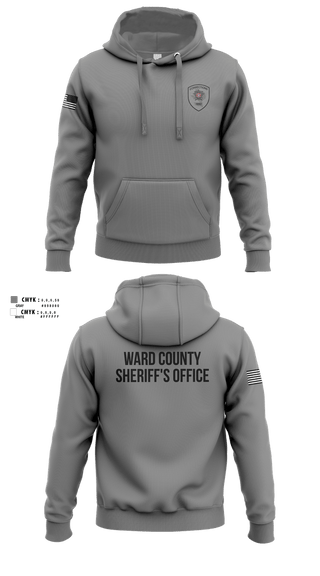 Hoodie, Ward County Sheriff's Office, Police, Teamtime, Team time, sublimation, custom sports apparel, team uniforms, spirit wear, spiritwear, sports uniforms, custom shirts, team store, custom team store, fundraiser sports, apparel fundraiser