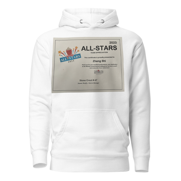 Unisex Hoodie - 1 - White