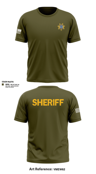 Short Sleeve Performance Shirt, Clinton County Sheriffs Office, Police, Teamtime, Team time, sublimation, custom sports apparel, team uniforms, spirit wear, spiritwear, sports uniforms, custom shirts, team store, custom team store, fundraiser sports, apparel fundraiser