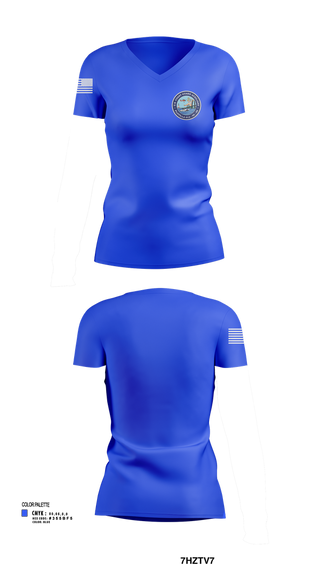 Womens Short Sleeve Vneck Shirt, Tarrytown Flotilla 014-06-06, Coast Guard, Teamtime, Team time, sublimation, custom sports apparel, team uniforms, spirit wear, spiritwear, sports uniforms, custom shirts, team store, custom team store, fundraiser sports, apparel fundraiser