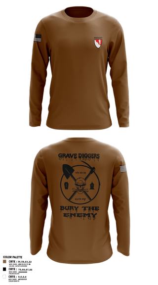 Long Sleeve Performance Polo, 615TH ECC, , Teamtime, Team time, sublimation, custom sports apparel, team uniforms, spirit wear, spiritwear, sports uniforms, custom shirts, team store, custom team store, fundraiser sports, apparel fundraiser