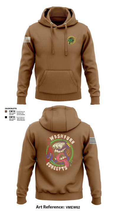 Washburn ConceptsWashburn Concepts 8471193 Hoodie - 2
