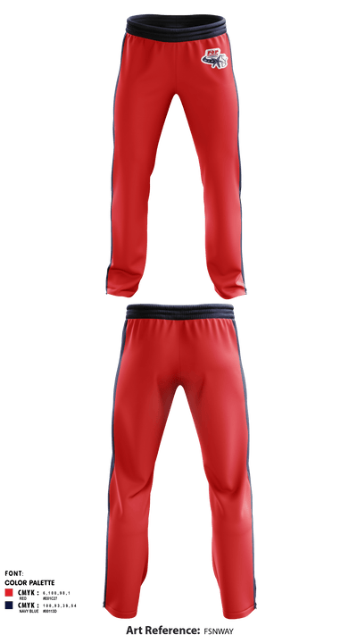 FYD Tampa Bay Pop Warner 49950340 Sweatpants - 1