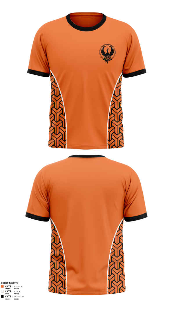 Short Sleeve Performance Shirt, Phoenix Firebirds, Men's Basketball, Teamtime, Team time, sublimation, custom sports apparel, team uniforms, spirit wear, spiritwear, sports uniforms, custom shirts, team store, custom team store, fundraiser sports, apparel fundraiser