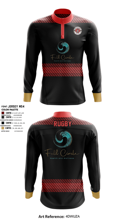 Rattlers rugby 88318311 Quarter Zip Jacket - 8