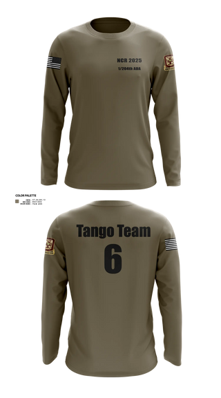 Long Sleeve Performance Shirt, 1/204th ADA, , Teamtime, Team time, sublimation, custom sports apparel, team uniforms, spirit wear, spiritwear, sports uniforms, custom shirts, team store, custom team store, fundraiser sports, apparel fundraiser