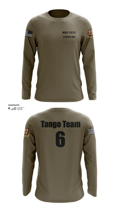 1/204th ADA 3113365 Long Sleeve Performance Shirt 23
